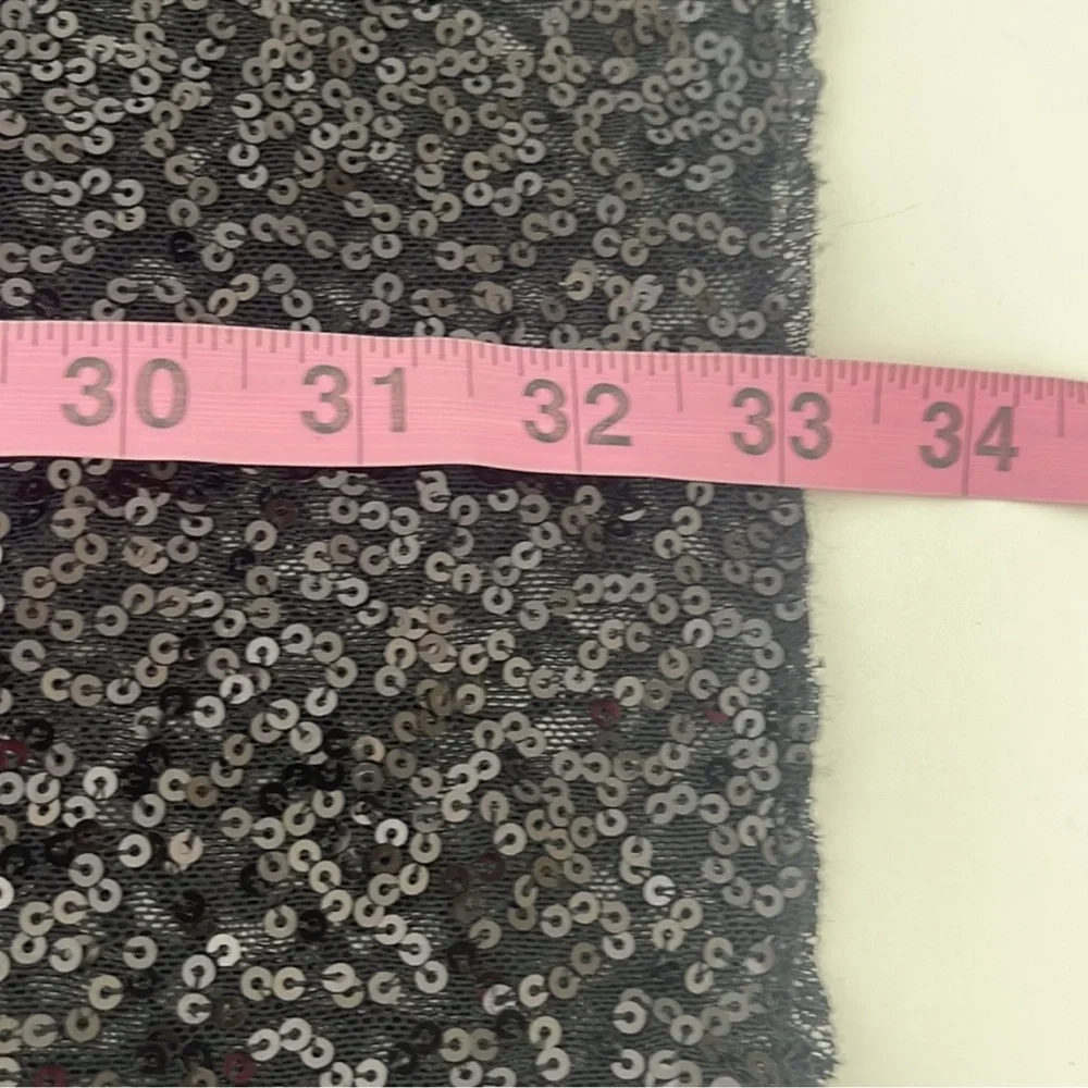 Free People Intimately Free Sexy Sheer Sequined Slip Dress Black. Size Large